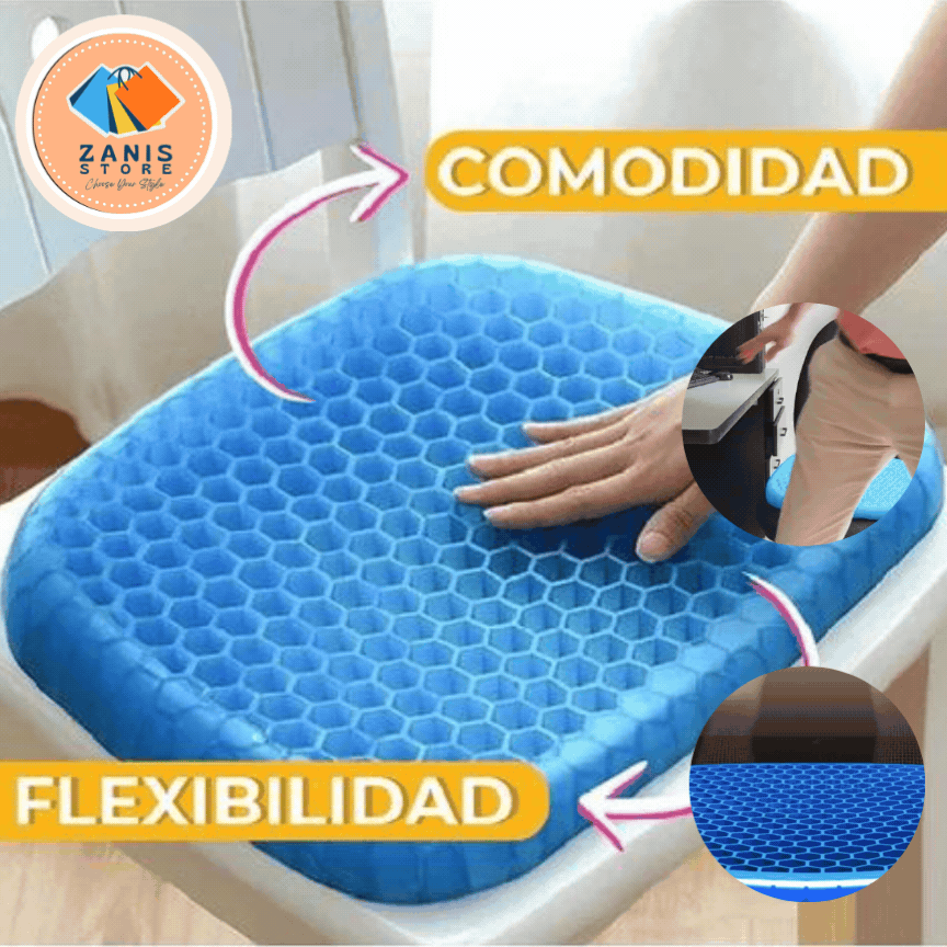 Cojín de Gel Ortopédico Flexible y Confortable